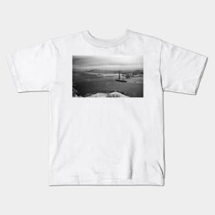 U.S.S. Nimitz - 75th Anniversary of the Golden Gate Bridge Kids T-Shirt